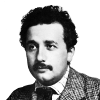 [Bild: Albert Einstein zu seiner Zeit im Berner Patentamt]